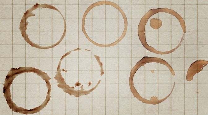 14 Coffee Cup Ring Stain Textures